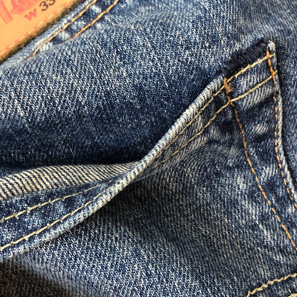 Levi's 501xx Vintage Original Fit Straight Leg Jeans Men's Size 33 x 32 Medium - Picture 6 of 12